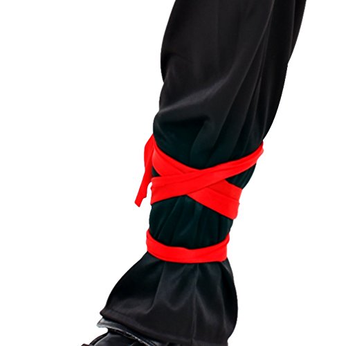 EOZY-Disfraz de Ninja para Niño Disfraz Ninjago Negro Disfraz de Fiesta de Halloween y Carnaval Disfraz de Cosplay (L, negro)