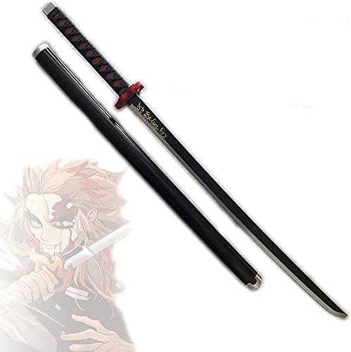 Espada Katana De Anime, Espada Ninja Japonesa De Madera Con Vaina, Cazador De Demonios, Modelo De Juguete De Arma Para Amantes Del Anime, 104Cm