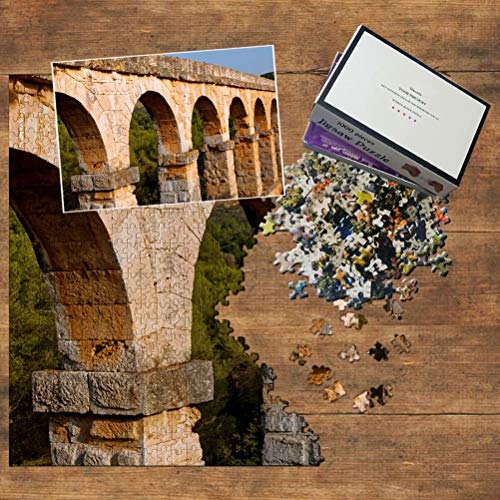 España Acueducto Romano Tarragona Puzzle 1000 Piezas para Adultos Familia Rompecabezas Recuerdo Turismo Regalo