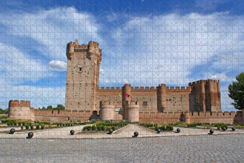 España Castillo Valladolid Rompecabezas para Adultos 1000 Piezas Regalo de Viaje de Madera Recuerdo