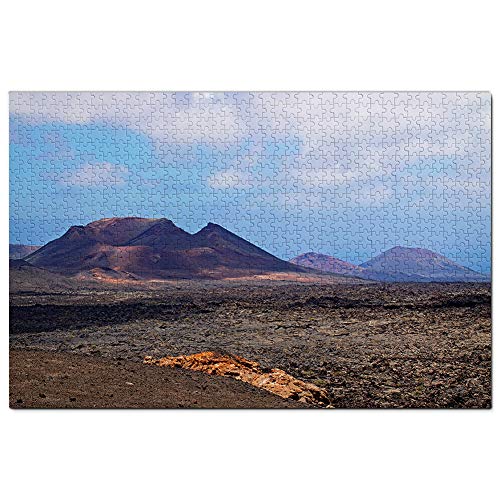 España Volcanic Island Park Lanzarote Puzzle 1000 Piezas para Adultos Familia Rompecabezas Recuerdo Turismo Regalo