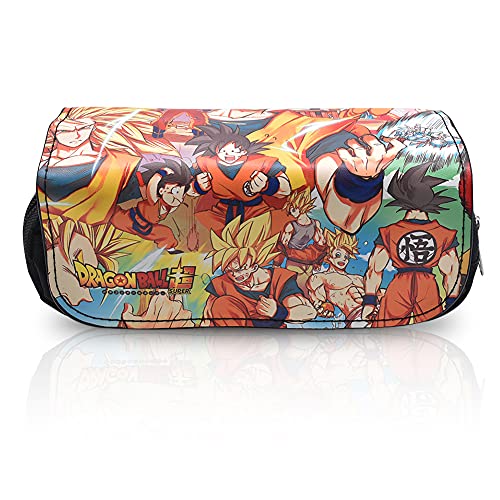 Estuche Lápices, Anime Iienzo Papelería Caja Estudiantes Lápices Bolsa Unisex Bolsa Papelería Con Dos Cremalleras para Estudiantes Adolescente