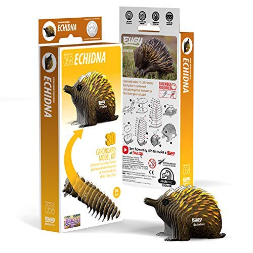 EUGY Equidna. Eco-Friendly 3D Paper Puzzle 058