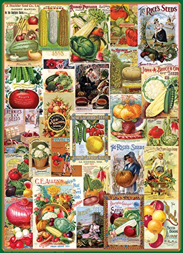 EuroGraphics "Verduras Semillas catálogo Puzzle (1000 Piezas, Multicolor)