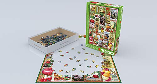 EuroGraphics "Verduras Semillas catálogo Puzzle (1000 Piezas, Multicolor)