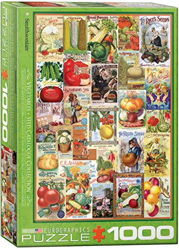 EuroGraphics "Verduras Semillas catálogo Puzzle (1000 Piezas, Multicolor)