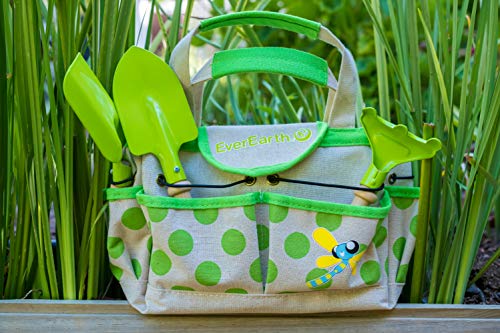 EverEarth- Bolsa DE JARDINERIA con Herramientas, Multicolor (EE33646)