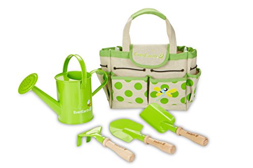 EverEarth- Bolsa DE JARDINERIA con Herramientas, Multicolor (EE33646)