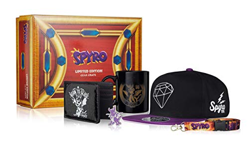 Exquisite Gaming Spyro Limited Edition Gear Crate | Hat | Mug | Wallet | Lanyard | Pin