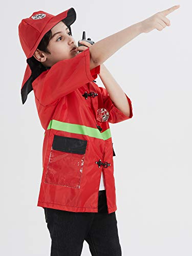 EZSTAX Disfraz de Bomberos para Niños de Halloween