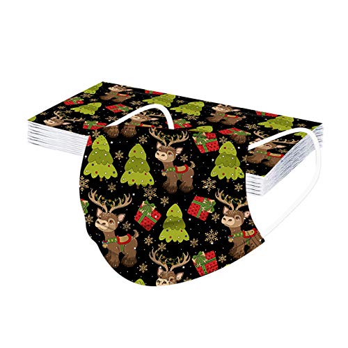 FACAIAFALO 10/50 Unidades Unisex Navidad Adulto, Adulto de Dibujos Animados para Actividades al Aire Libre, Escuela, Fiesta,Diario-Adecuado para la Reunión de la Fiesta de Navidad