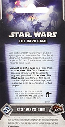 Fantasy Flight Games Star Wars lcg: Asalto a la Base Eco-español, única (EDGSWC05)