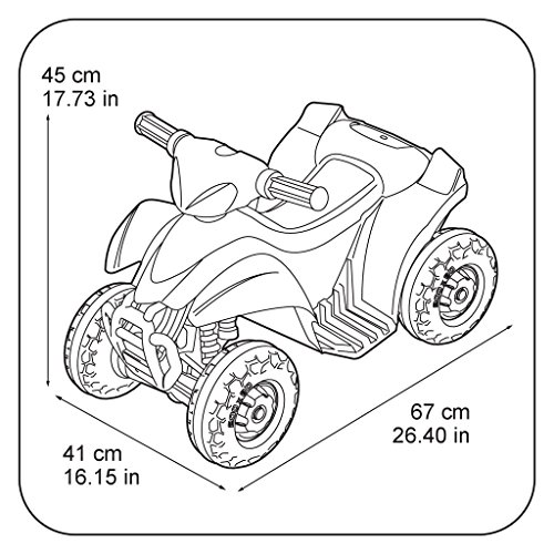 FEBER - Quad Dodger 6 V, producto fabricado en España (Famosa 800007510)