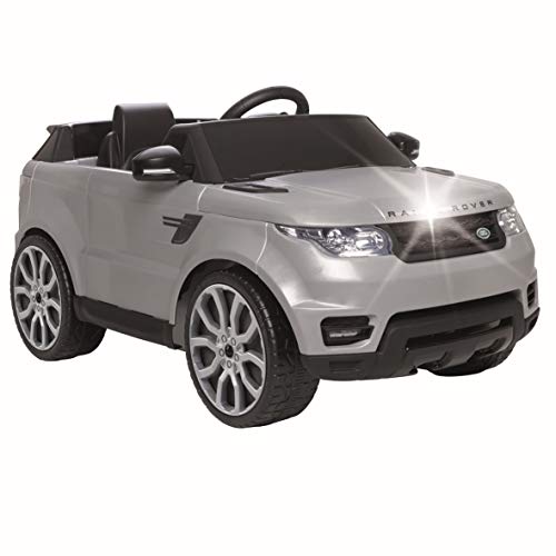 Feber- Range Rover Sport Land Coche eléctrico para niños 3 a 7 años de juguete, 6V, Color gris (Famosa 800010051)