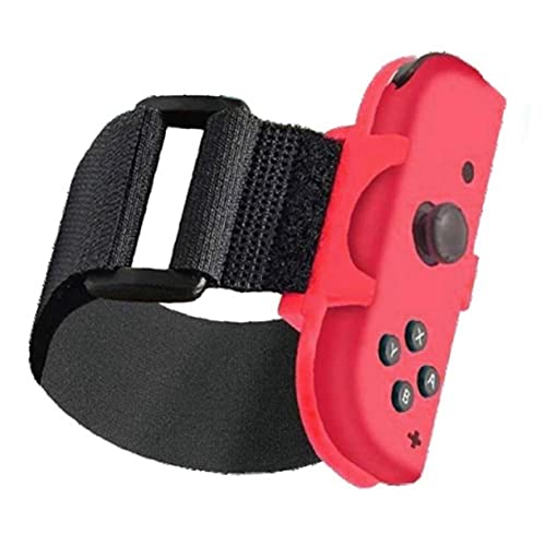 FeelMeet Controlador Correas de Baile Compatible con Nintendo Switch Switch Dance Game Strap Strap 1pair Rojo y Azul