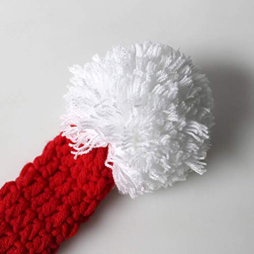 FENICAL accesorios de fotografía de recién nacidos de navidad bebé foto crochet gorro de punto pantalones