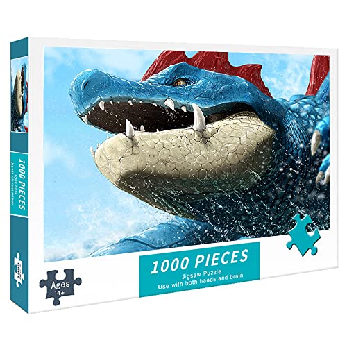 Feraligatr Puzzle 1000 piezas de arte Pokemon Family 1000 piezas DIY Puzzle Brain Challenge Puzzle para niños adultos - Anime 70x50cm