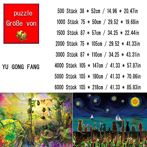 FFLFFL Abbey Craft Gifts Family Classic - Puzzle (3000 piezas), diseño de El Señor de los anillos