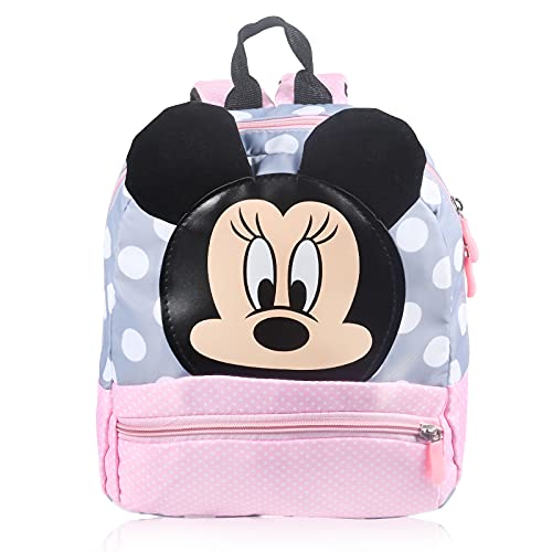 FGen Mochila Mickey,Mochila Mickey Mouse Infantil, Mochila Escolar para Niños, para Niños y Niñas de 2 a 8 Años Mochila Guarderia (Mickey rosa)