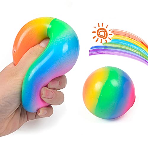 FGXY Juego de 5 bolas de estrés sensorial, Bolas de Agua para aliviar el estrés, juguetes para relajarse, descomprimir y concentrarse para niños y adultos con TDAH, autism