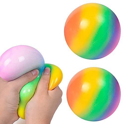 FGXY Juego de 5 bolas de estrés sensorial, Bolas de Agua para aliviar el estrés, juguetes para relajarse, descomprimir y concentrarse para niños y adultos con TDAH, autism