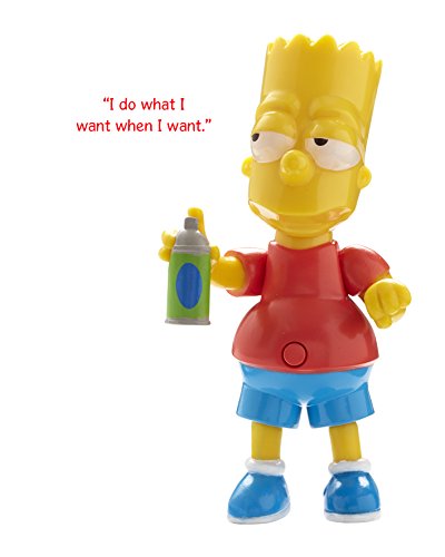 Figura Bart, Los Simpson 15 cm, deluxe con sonido, Headstart