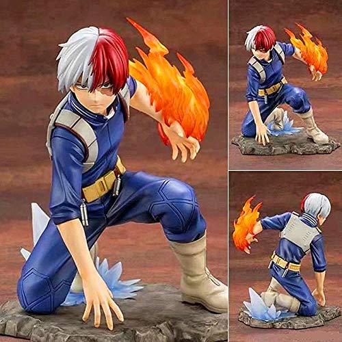 Figura De Acción Coleccionable Modelo De Acción 1/8 Anime Hero En Mi Figura Académica Todoroki Shouto Colección De Figuras De Acción Decoración Shouto Figurita PVC Modelo Regalos