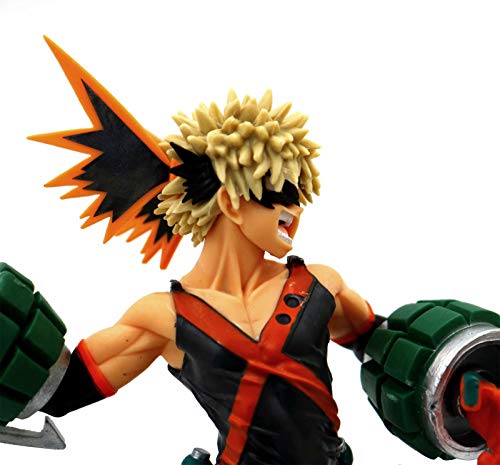 Figura de acción de My Hero Academia The Amazing Heroes Vol. 3 Katsuki Bakugo Figma, Boku no Hero Academia Rey del Artista Entrar en el héroe Katsuki Bakugo Figura Estatua