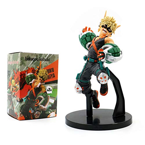 Figura de acción de My Hero Academia The Amazing Heroes Vol. 3 Katsuki Bakugo Figma, Boku no Hero Academia Rey del Artista Entrar en el héroe Katsuki Bakugo Figura Estatua