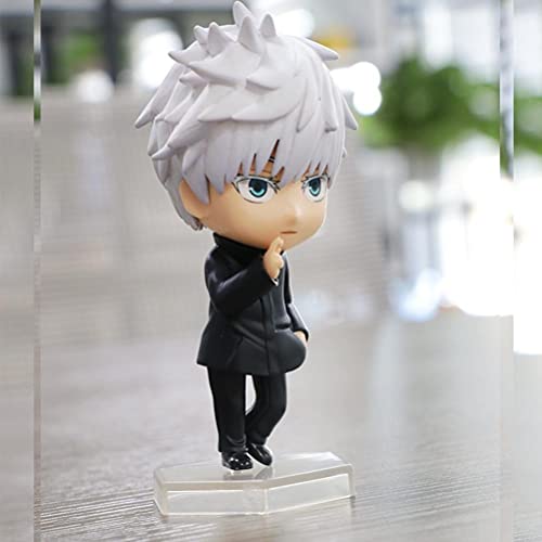 Figura de Jujutsu Kaisen, Gojo Satoru Itadori Yuji Fushiguro Megumi Figuras Colección de Dibujos Animados Lindo Anime PVC Juguetes Mini colección de Figuras Playset, Cupcake Topper Cake Topper