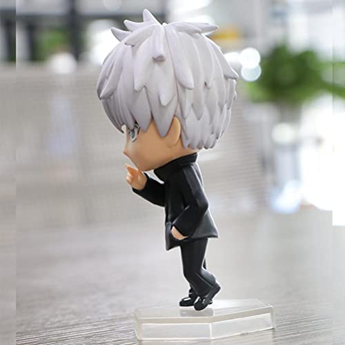 Figura de Jujutsu Kaisen, Gojo Satoru Itadori Yuji Fushiguro Megumi Figuras Colección de Dibujos Animados Lindo Anime PVC Juguetes Mini colección de Figuras Playset, Cupcake Topper Cake Topper