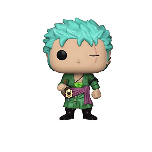 Figura de vinilo Pop Anime de una pieza Roronoa Zoro 327 # figuras de acción estatua en caja figura modelo juguetes regalos para niños 10 cm