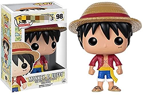 Figuras Pop One Piece Monkey.D.Luffy Modelo De Juguete 10Cm, Figuras De Acción Coleccionables con Caja Modelo De Vinilo Juguetes para Niños Regalo 10Cm