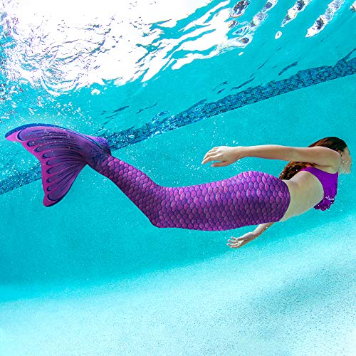 Fin Fun RTLM-MF-PPL-YLXL - Aletas de Sirena (tamaño L/XL), Color Morado