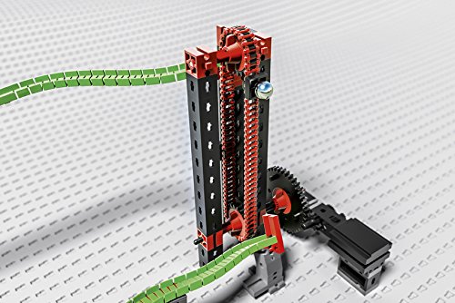 Fischertechnik Dynamic Tuning Set – Ampliación de 180 Piezas para los Juegos Educativos y Divertidos de Construcción de Circuitos de Canicas.