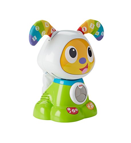 Fisher Price Guau Guau perrito robot, juguete electrónico bebé +9 meses (Mattel FJF45)