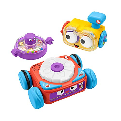 Fisher-Price HCK39 Linus - Robot Educativo 4 en 1 para bebés a Partir de 6 Meses