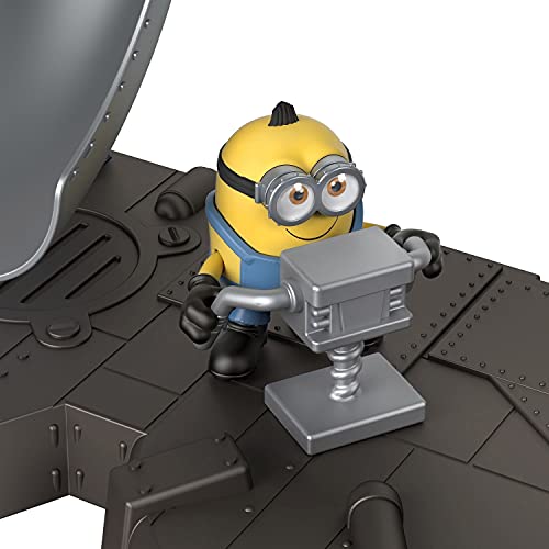 Fisher-Price Imaginext Minions Laboratorio de GRU, Figura de Acción con Accesorios para Niños +3 Años (Mattel GMP35)