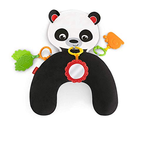 Fisher-Price Panda Cojín Activity, Juguete y Cojín de Actividades para Bebé Recién Nacido (Mattel FXB99)