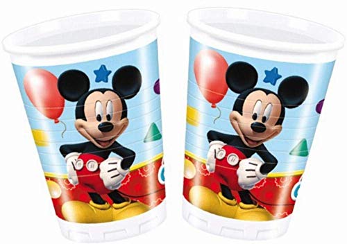 Folat B.V. Pack 8 vasos 200 ml, Mickey Mouse (50864)