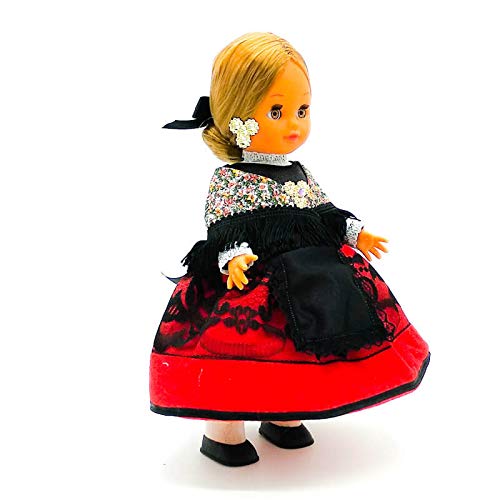 Folk Artesanía Muñeca colección Regional 35 cm. Vestido típico Alcarreña La Alcarria Guadalajara, Fabricada en España Muñecas