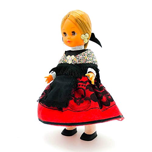 Folk Artesanía Muñeca colección Regional 35 cm. Vestido típico Alcarreña La Alcarria Guadalajara, Fabricada en España Muñecas