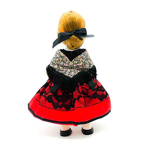 Folk Artesanía Muñeca colección Regional 35 cm. Vestido típico Alcarreña La Alcarria Guadalajara, Fabricada en España Muñecas