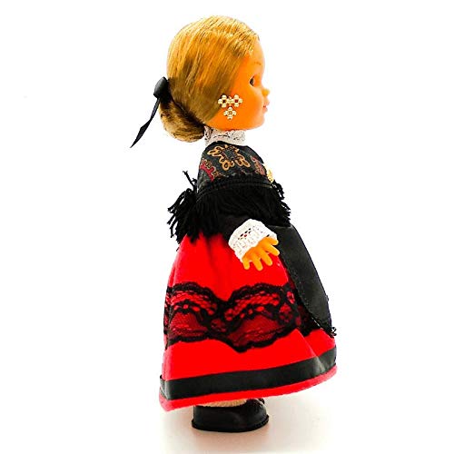 Folk Artesanía Muñeca Regional colección de 25 cm con Vestido típico Alcarreña La Alcarria Guadalajara España.