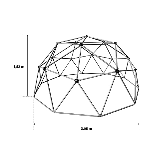 France - Cama elástica desde 1971 - Pack de cúpula de Grimper, área de juego exterior para niños, 3,00 metros + columpio, tienda y manta