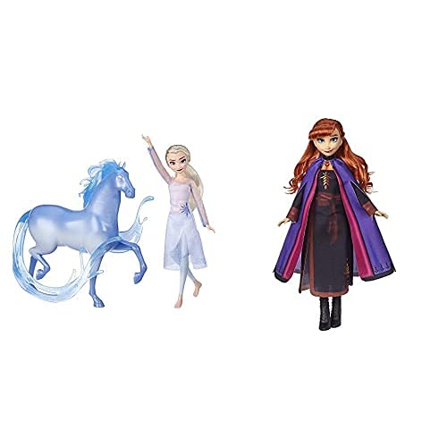 Frozen 2 Muñecos Elsa Y Nokk (Hasbro E5516Eu4) + Muñeca Anna (Hasbro E6710Es0) , Color/Modelo Surtido