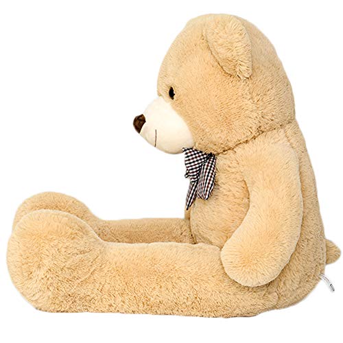 FSN Oso de Peluche Gigante Grande Teddy, 100cm Osito Suave y Cariñoso para Niños y Adultos Marrón