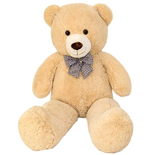 FSN Oso de Peluche Gigante Grande Teddy, 100cm Osito Suave y Cariñoso para Niños y Adultos Marrón