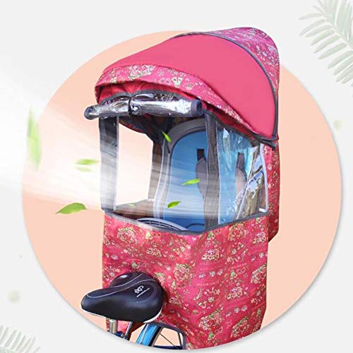 Funda Para Lluvia Para Bicicleta Para Niños, Tela Para Chaqueta Funda Para Lluvia Para Bicicleta, Funda Para Lluvia Para Asiento De Niño Para Bicicleta, Transpirable Trasero, Funda Para Lluvia