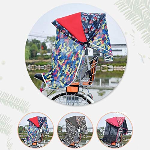 Funda Para Lluvia Para Bicicleta Para Niños, Tela Para Chaqueta Funda Para Lluvia Para Bicicleta, Funda Para Lluvia Para Asiento De Niño Para Bicicleta, Transpirable Trasero, Funda Para Lluvia